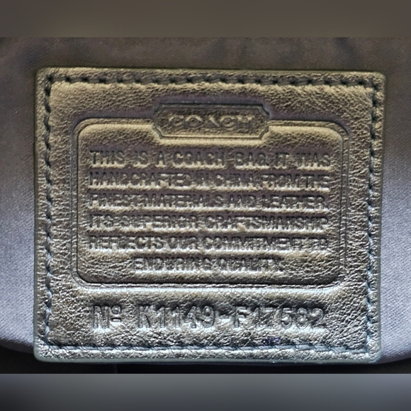 Coach Rare Alexanda Satchel Handbag, Circular Logo Print, Like New! - Picture 9 of 9